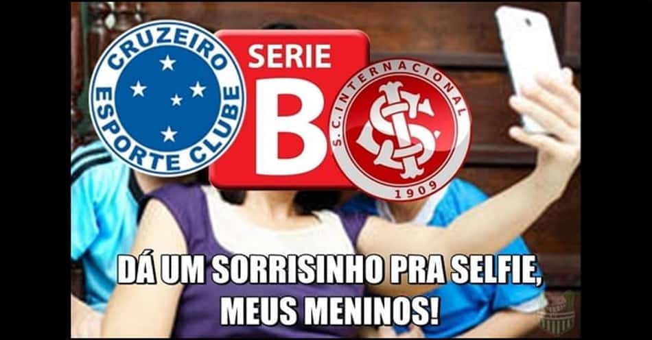 Na zona de rebaixamento, Cruzeiro e Inter sofrem com as zoações na web; veja os memes