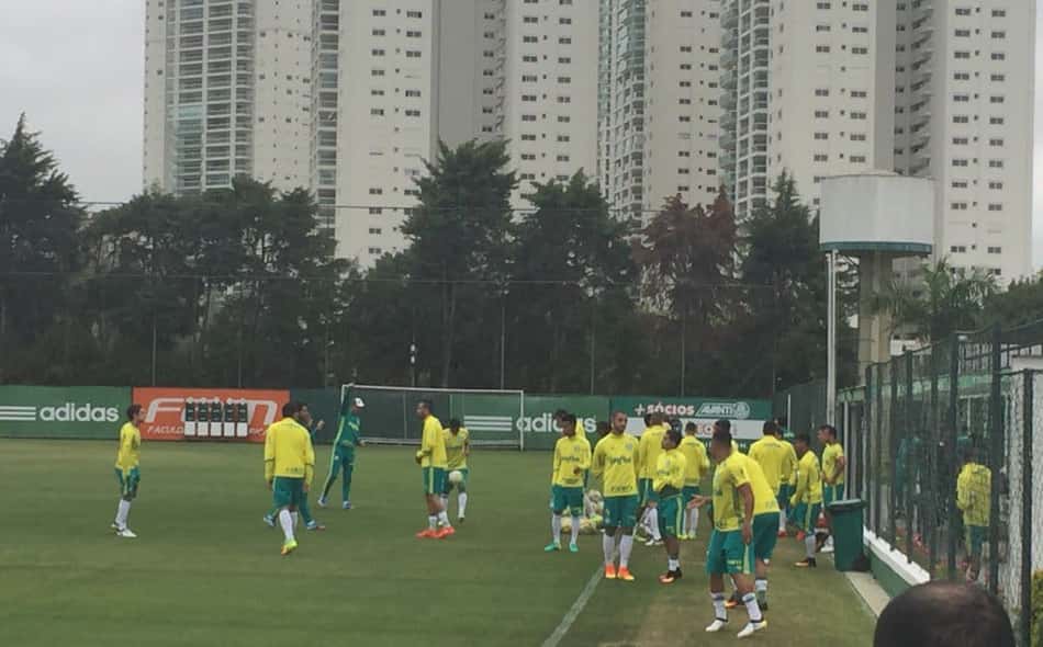TEMPO REAL: Palmeiras faz última atividade antes de pegar o Santa Cruz