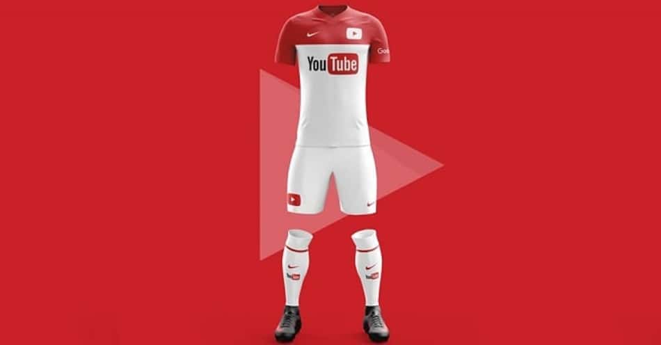 Como seriam os uniformes de futebol dos principais aplicativos do mundo?