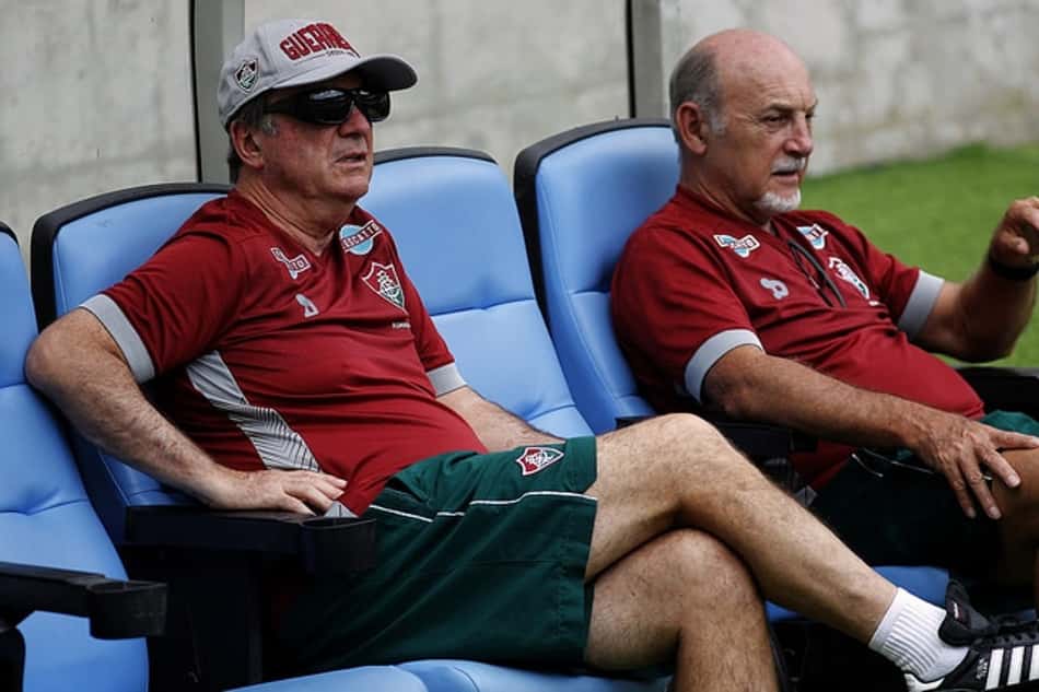 Levir durante o treino do Fluminense no Maracanã nesta sexta-feira (Foto: Nelson Perez/Fluminense F.C.)