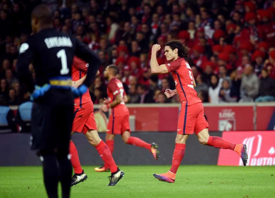 Cavani - Lille x PSG