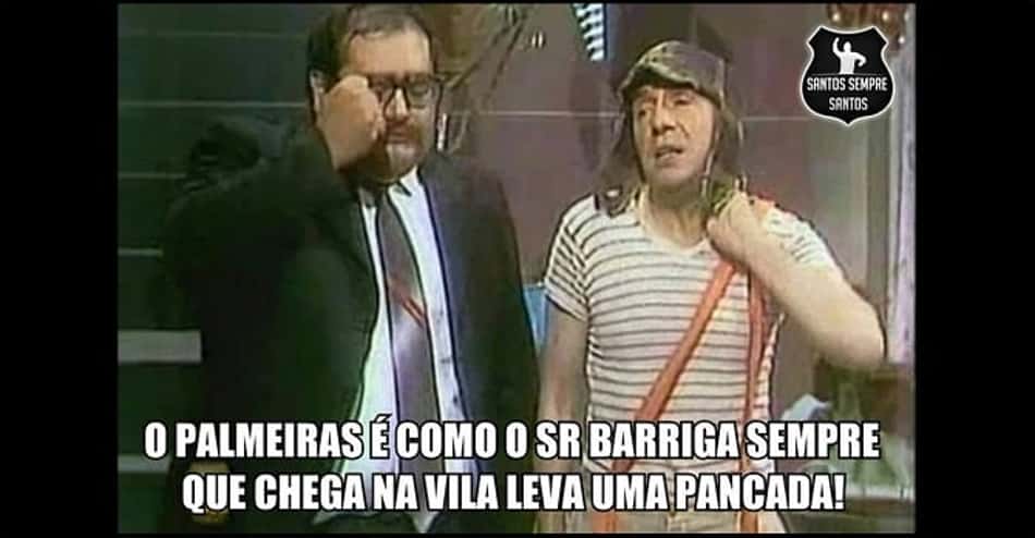 Os melhores memes da vitória do Santos sobre o Palmeiras