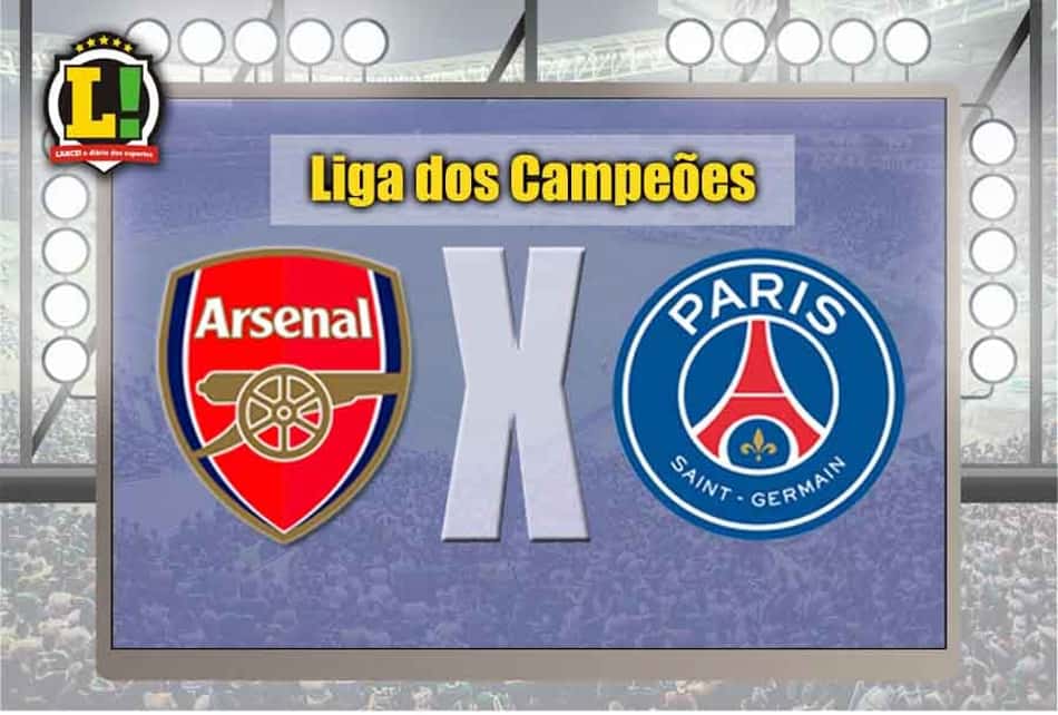 Já classificados, Arsenal e PSG duelam pela primeira colocação