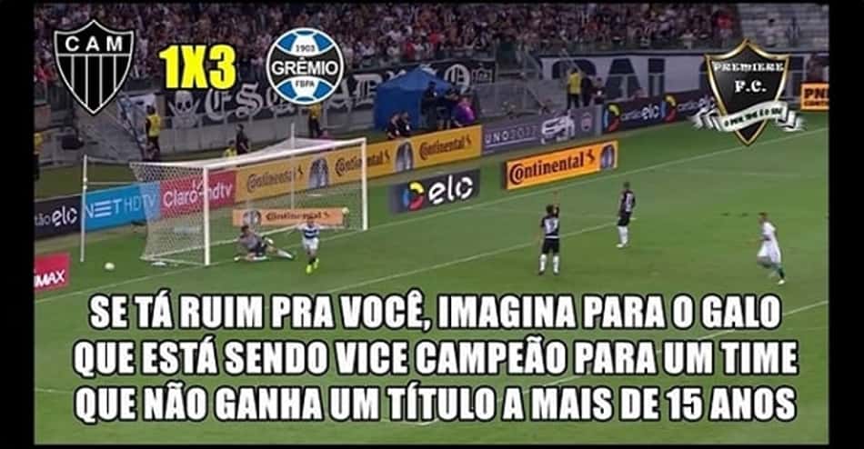 Os memes da vitória do Grêmio sobre o Atlético-MG na primeira partida da final da Copa do Brasil