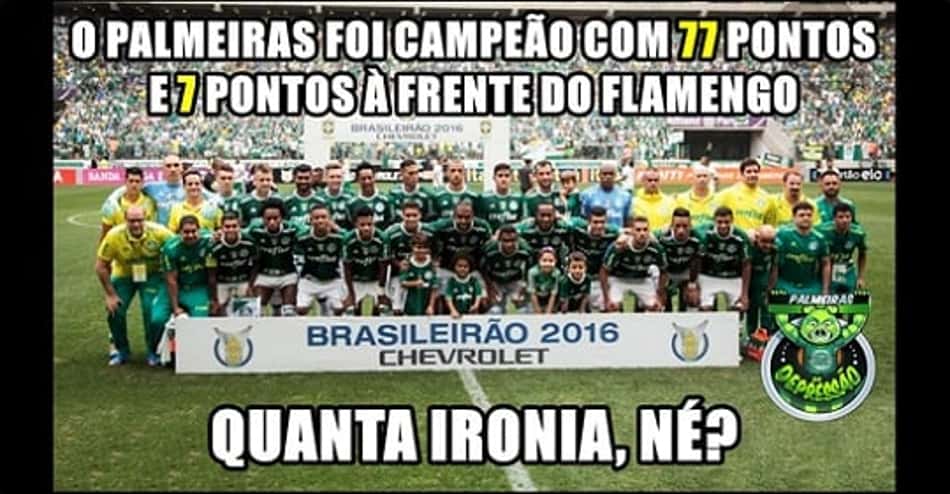 Palmeirenses tiram muita onda após conquista do Brasileirão; veja memes