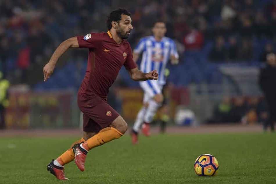 Atacante egípcio está perto de trocar a Roma pelo Liverpool