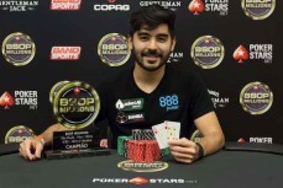 A cravada de Kawauti em um torneio de 6-Handed do BSOP Millions