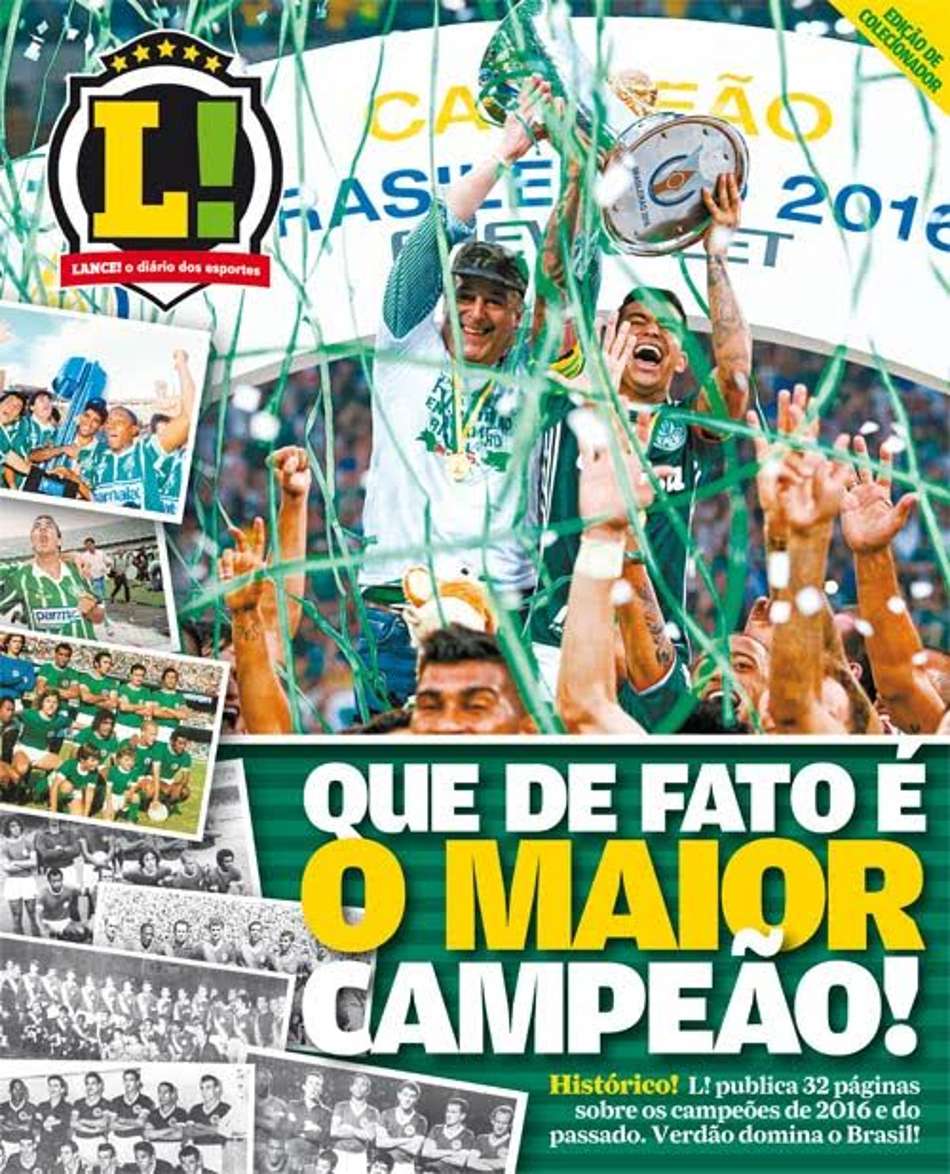 Edição especial do LANCE!: Palmeiras campeão