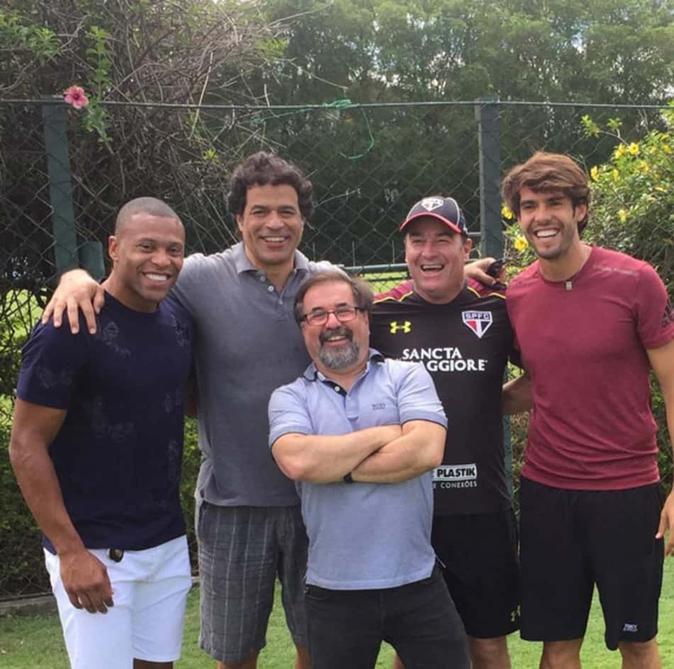 São Paulo recebe Raí, Kaká e Júlio Baptista em evento no CT