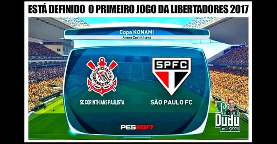 Fora da Libertadores, Corinthians e São Paulo não escapam das gozações dos rivais