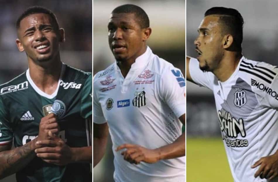 Gabriel Jesus, Rodrigão e William Pottker