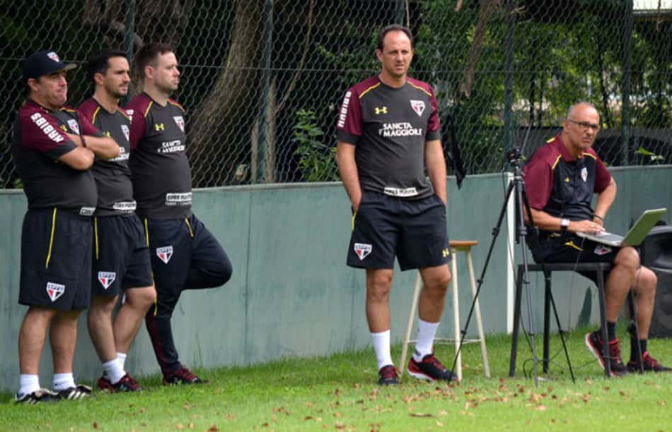Pintado, Charles Hembert, Michael Beale e Rogério Ceni - São Paulo