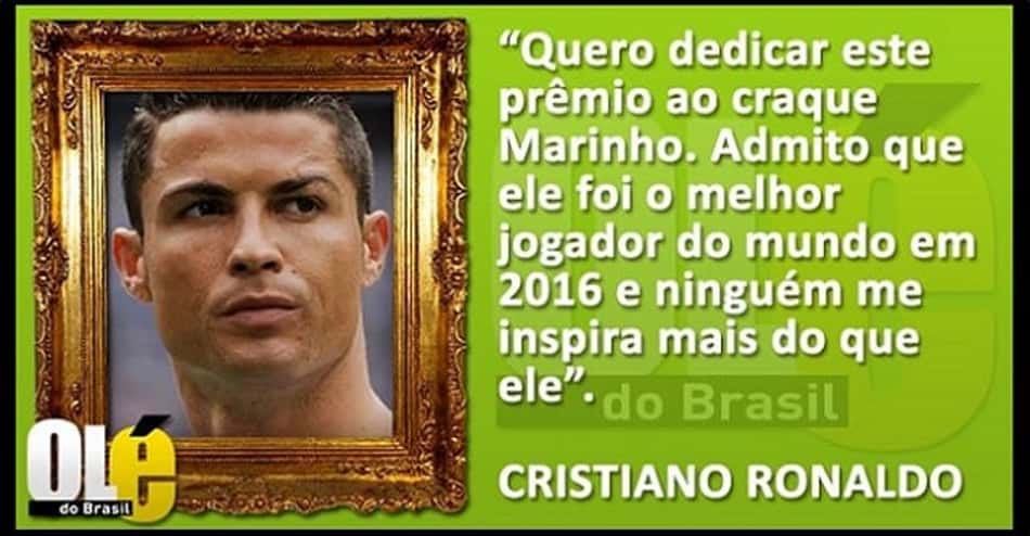 Os melhores memes da eleição de Cristiano Ronaldo como melhor jogador do mundo