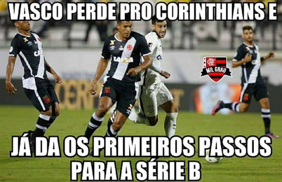 Vasco sofre com as gozações após sofrer goleada para o Corinthians