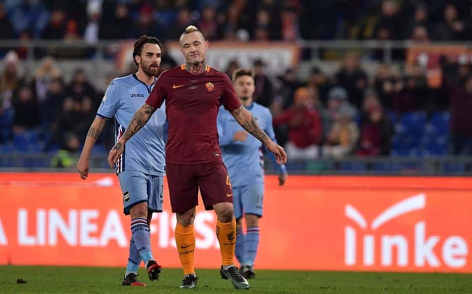 Roma anuncia renovação de contrato de Nainggolan até 2021