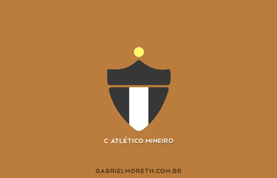 Como ficariam os escudos dos principais times do mundo em formato minimalista?