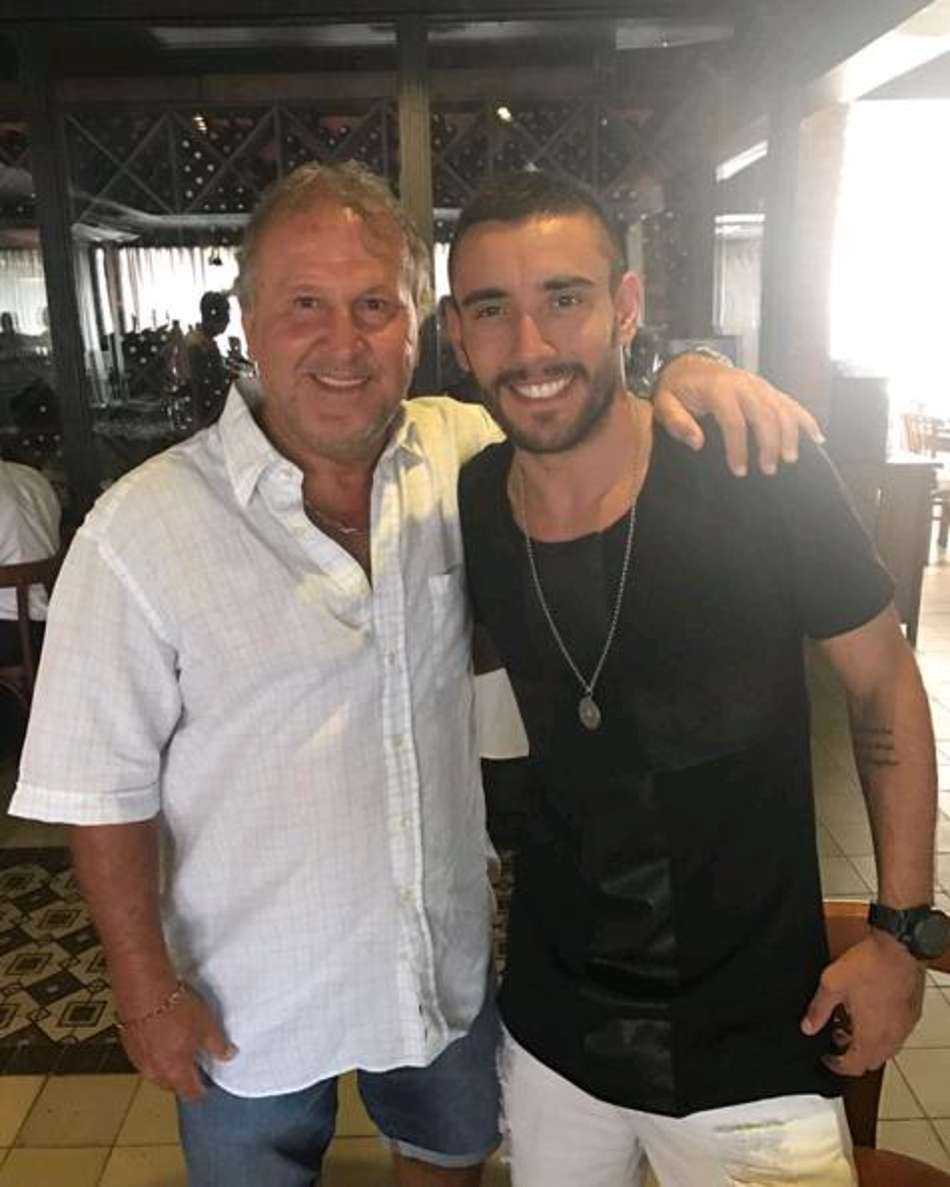 Zico posta foto com Alan Ruschel