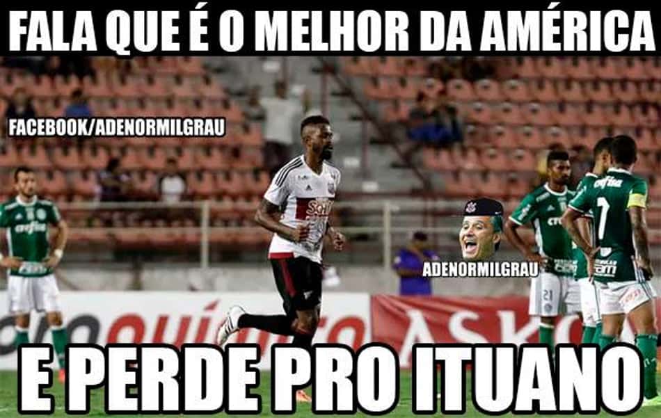 Palmeiras sofre com as zoações após derrota para o Ituano