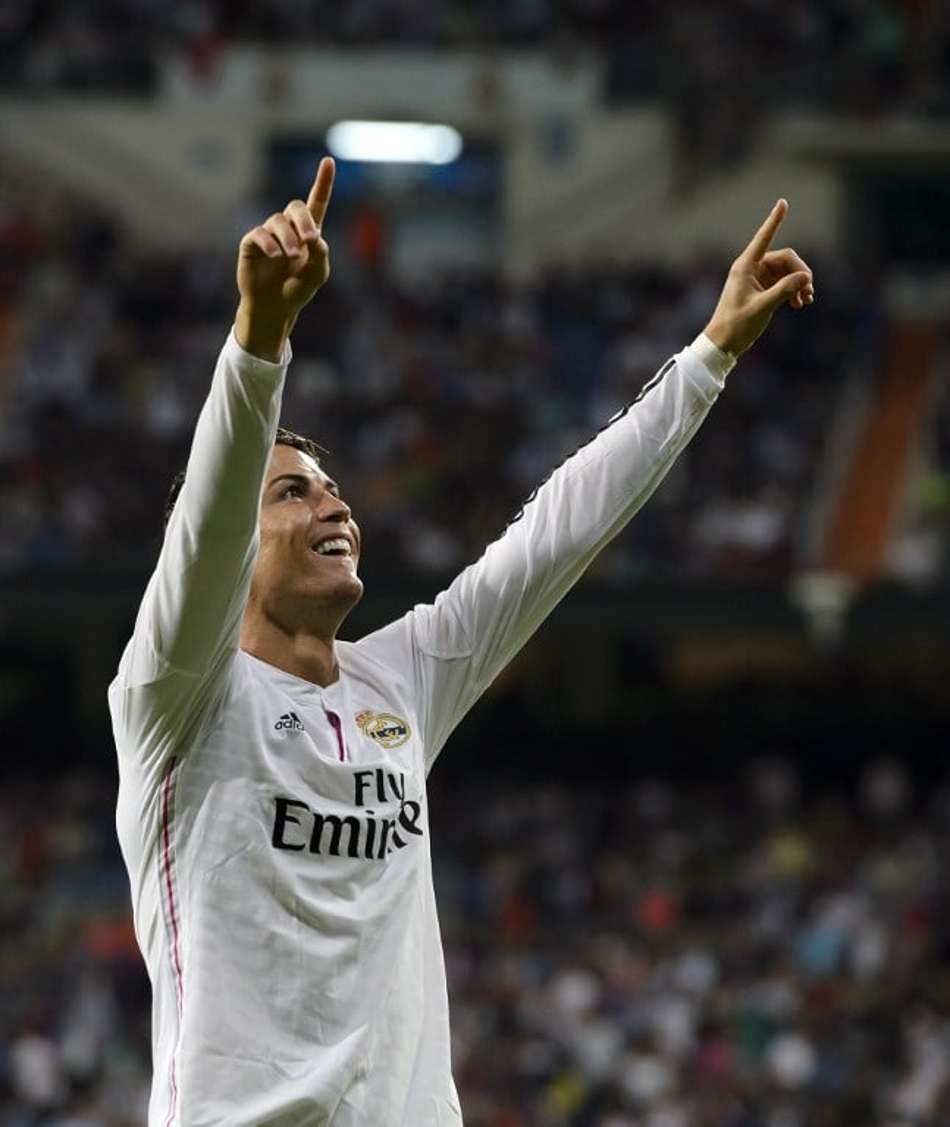 Na temporada 2014/2015 Cristiano Ronaldo anotou 10 gols