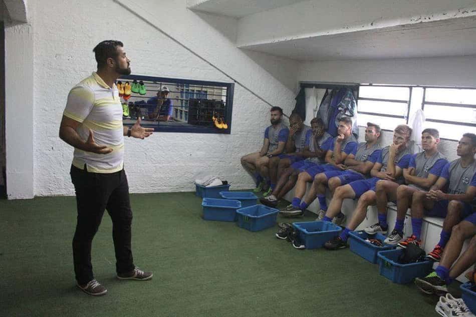 Márcio Jonatan comemora assistência e empate diante do Grêmio no Gauchão