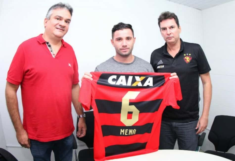 Confirmado! Mena defenderá o Sport até o final da temporada