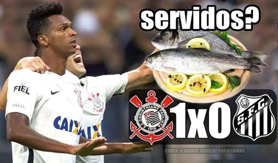 Corintianos não perdoam e a zoeira toma conta da web após vitória sobre o Santos