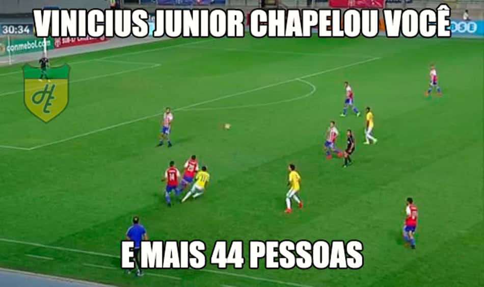 Vinícius Júnior dá 3 chapéus no mesmo lance e torcida do Fla vai à loucura