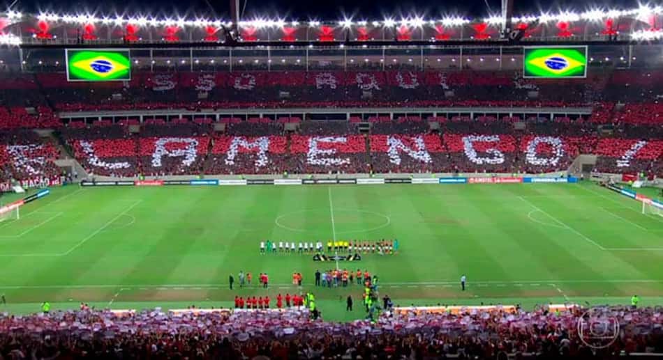 A repercussão do mosaico da torcida do Flamengo no Maracanã