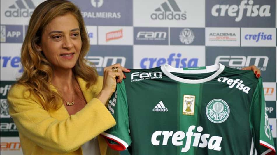 Leila Pereira vibrou com volta de Cuca 
