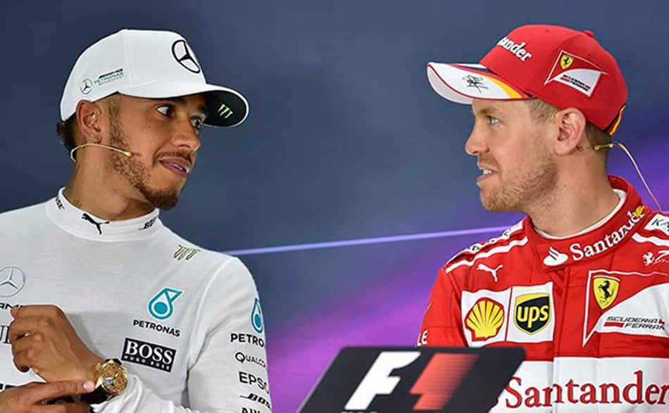 Lewis Hamilton (Mercedes) e Sebastian Vettel (Ferrari) - GP da Austrália