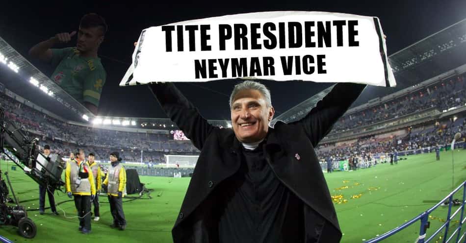 Campanha na web pede Tite como presidente do Brasil