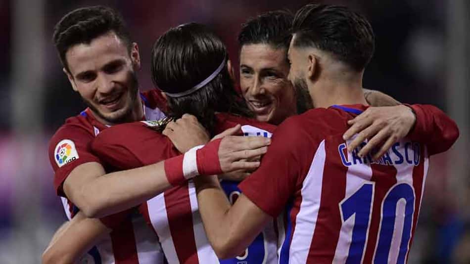 Filipe Luís marca, e Atlético vence a quinta seguida no Espanhol