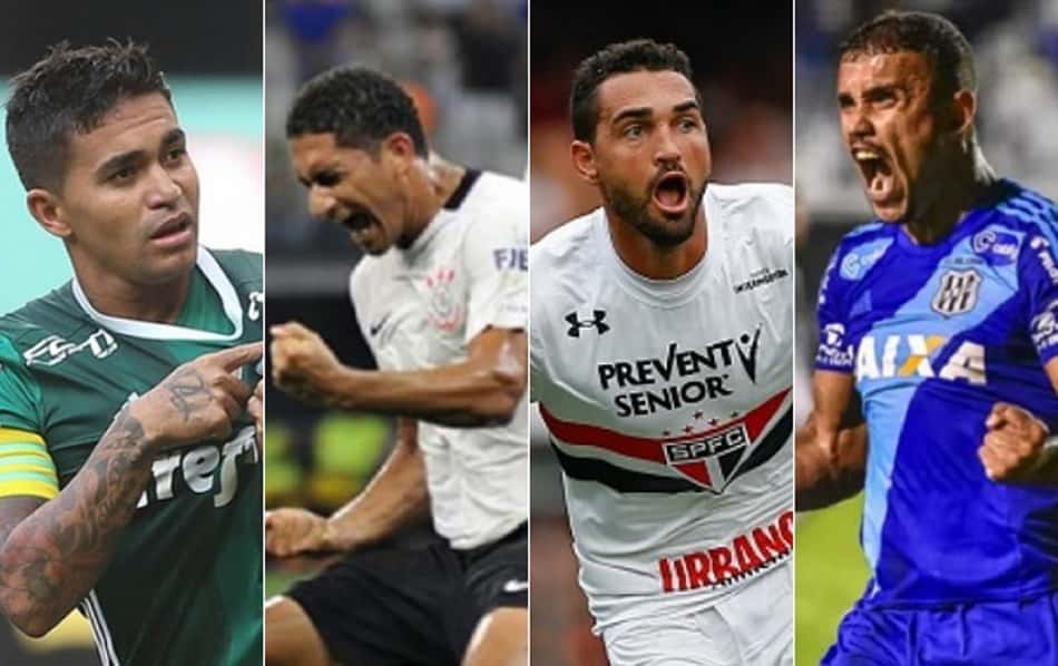 Palmeiras, Corinthians, São Paulo e Ponte Preta somam sete jogadores na Seleção das Estatísticas do Paulistão