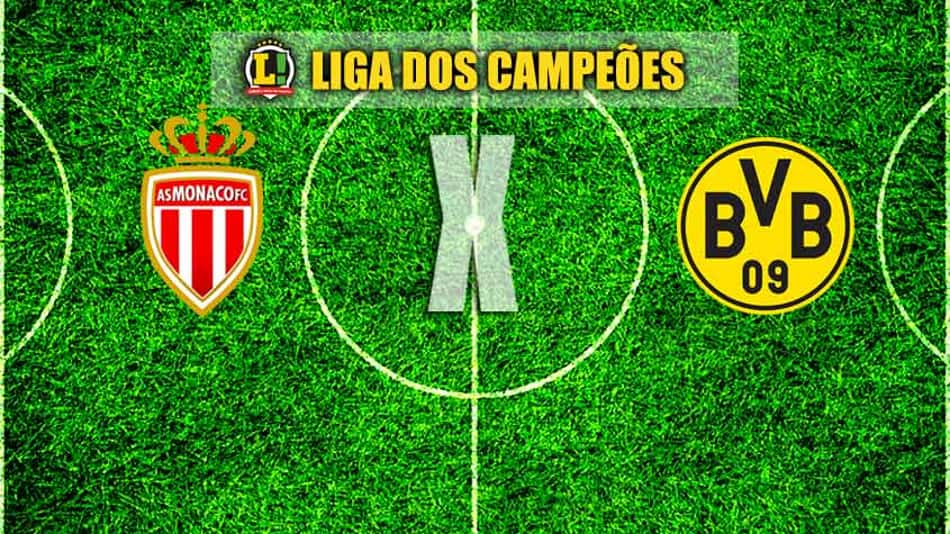 Dortmund precisa de gols para passar pelo Monaco na Champions