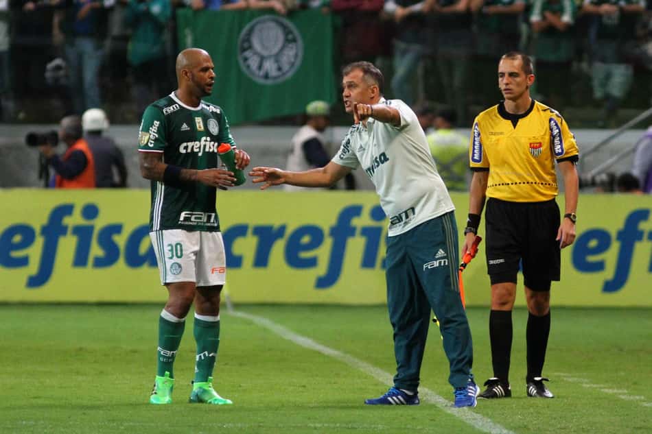 Eduardo Baptista e Felipe Melo no sábado