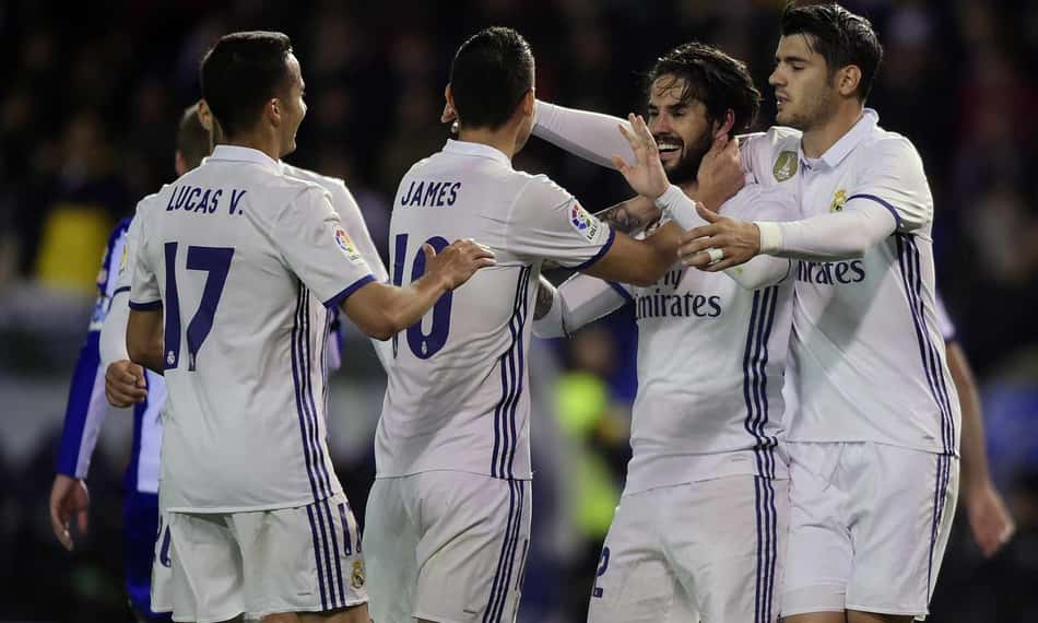 Zidane elogia Isco: 'Fez coisas em campo que nem todos podem fazer'