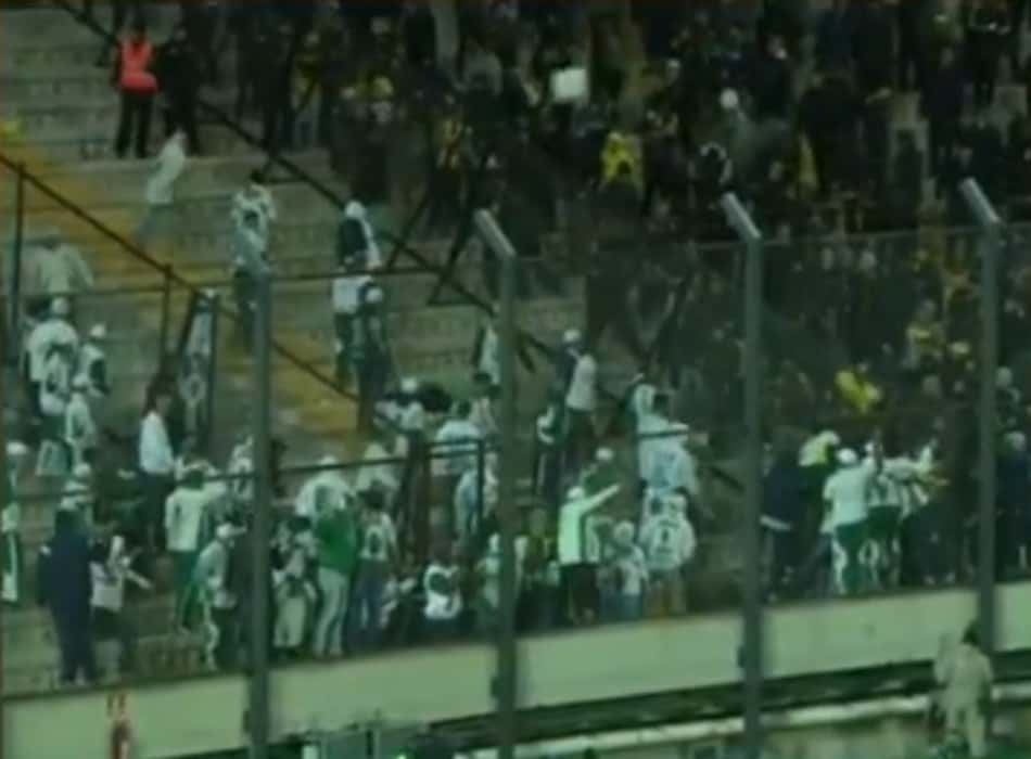 Polícia prende 29 pessoas por brigas no jogo entre Peñarol e Palmeiras