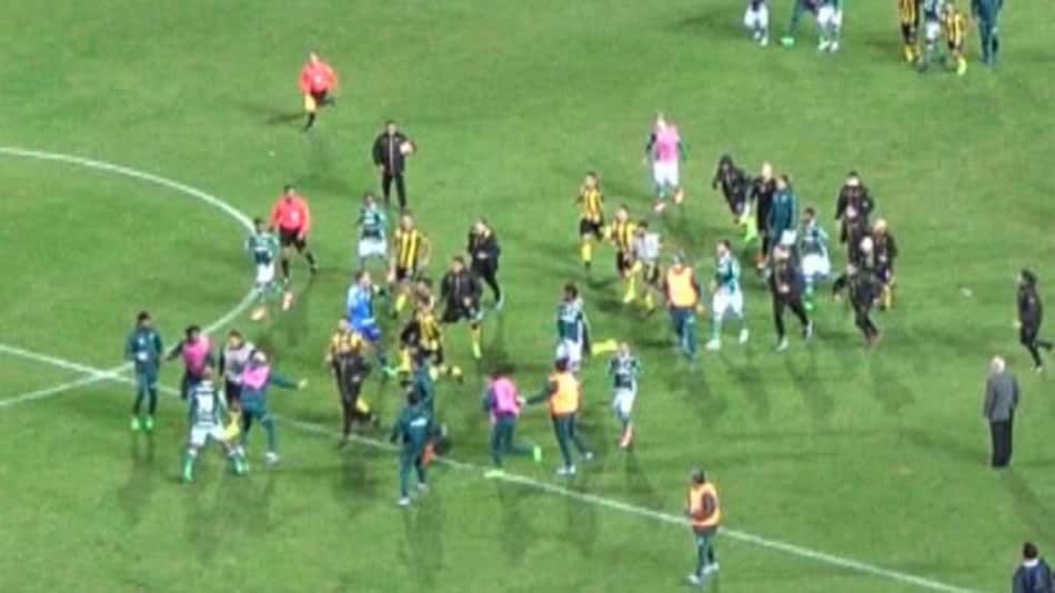 Palmeiras divulga novas imagens da briga contra o Peñarol
