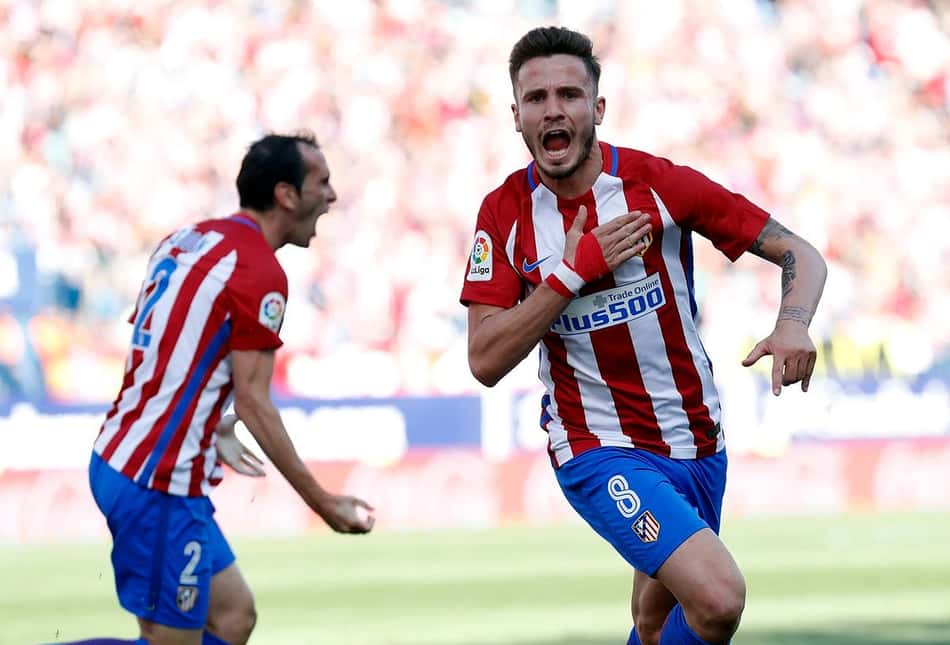Saul, do Atlético de Madrid, é alvo de interesse dos gigantes de Manchester