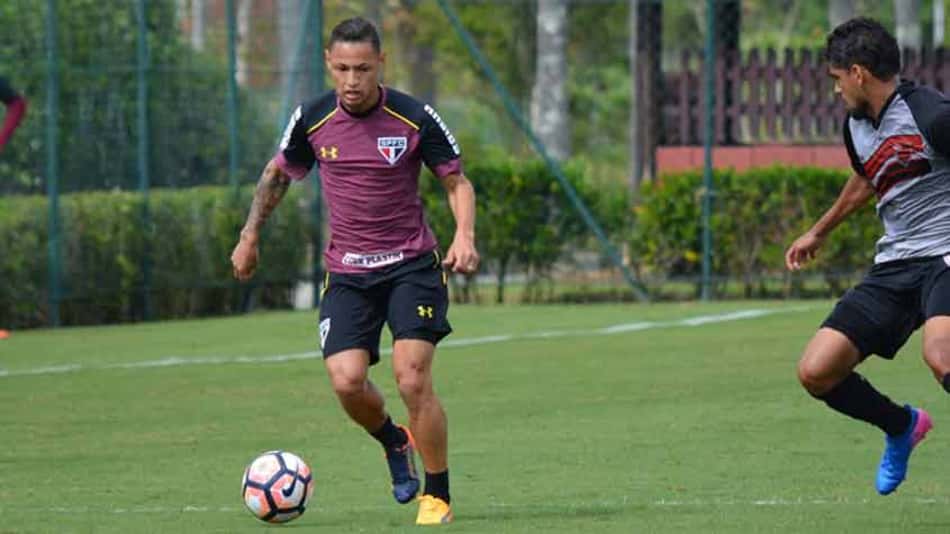 Neilton fez um dos gols da vitória do São Paulo em jogo-treino contra o Oeste 