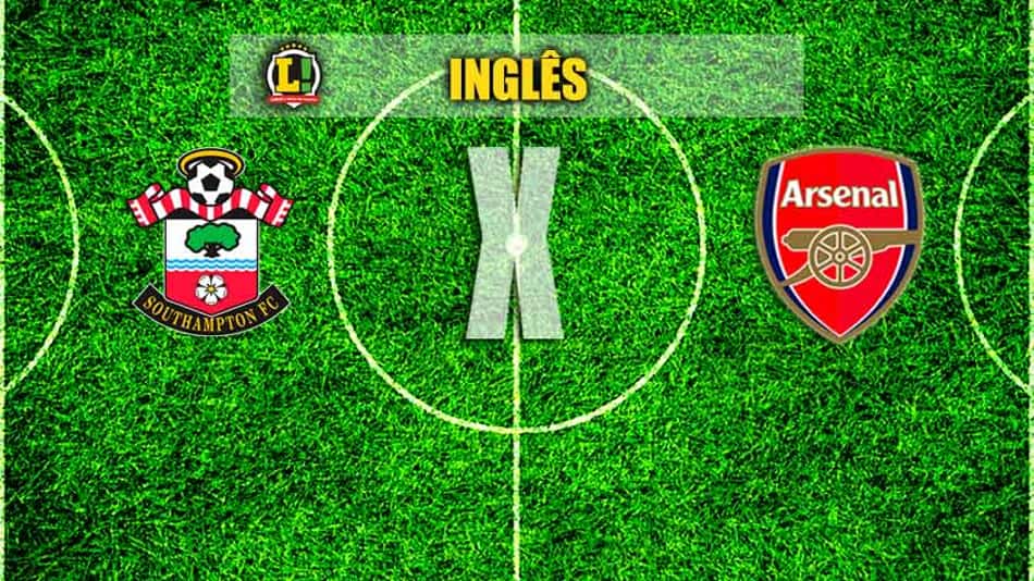 Arsenal visita o Southampton de olho na vaga na Liga dos Campeões