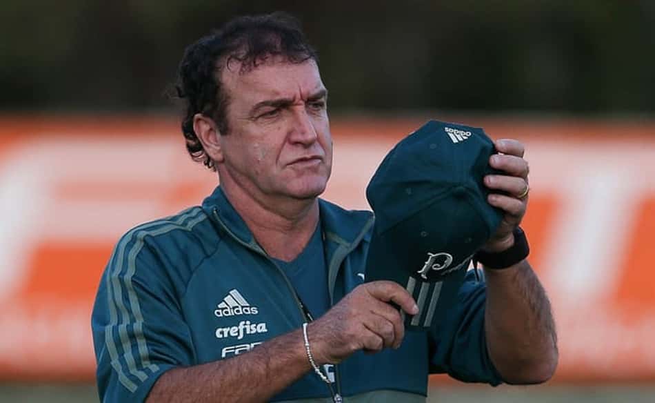 Cuca comandou seu primeiro treino no retorno ao Palmeiras 