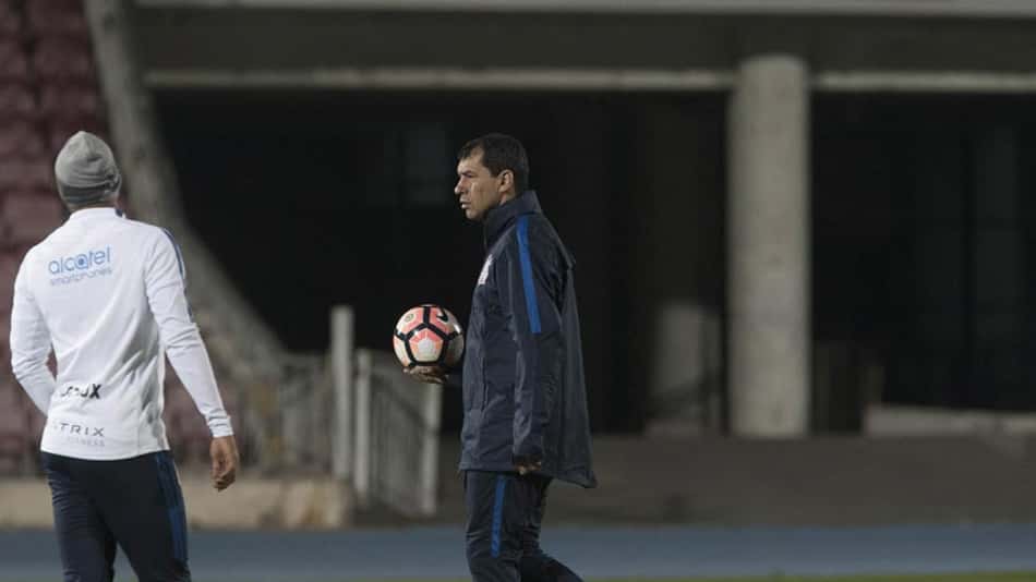 Imagens do treino do Timão no Chile
