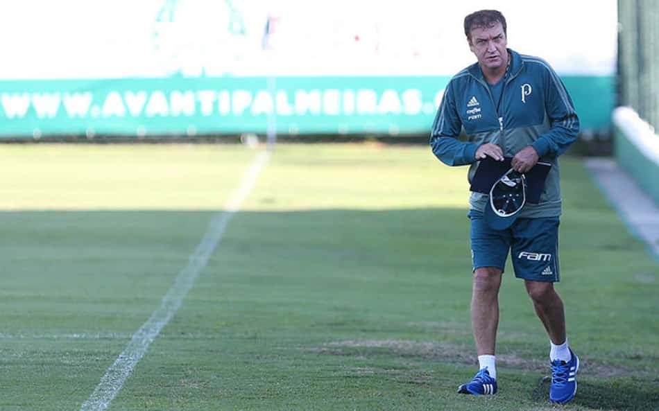 Cuca está em seu terceiro dia de trabalho no Palmeiras 