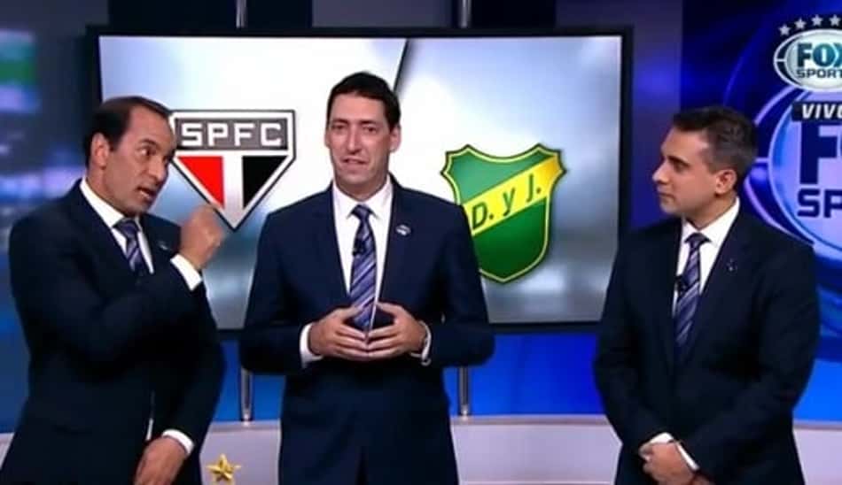 Esquentou! Edmundo e PVC batem boca após eliminação do São Paulo