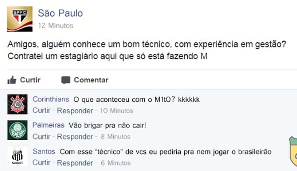 Facebullying do Brasileirão: a resenha dos clubes após a 1ª rodada