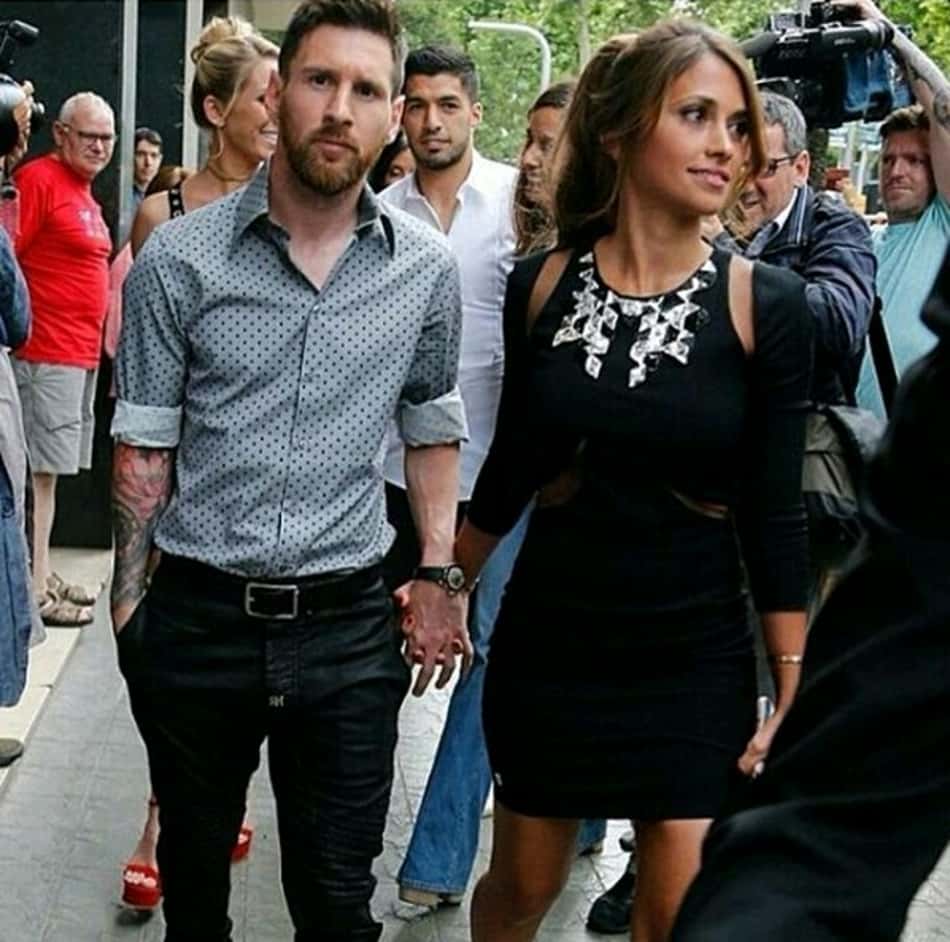 Messi e Antonella Rocuzzo