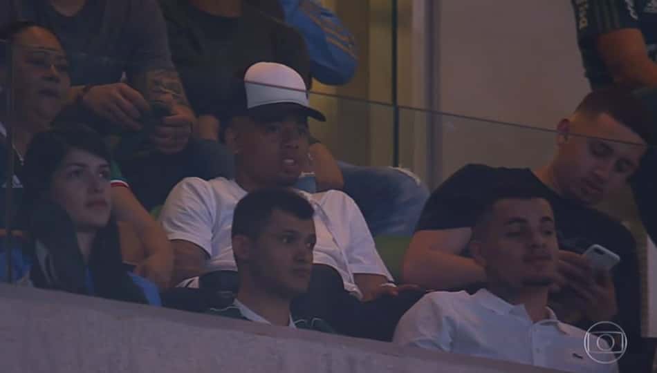 De férias do City, Gabriel Jesus vai ao Allianz Parque ver jogo do Palmeiras