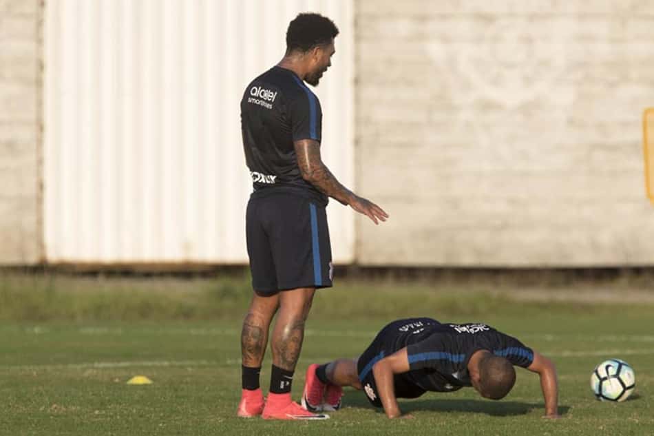 Imagens do treino desta sexta-feira no CT