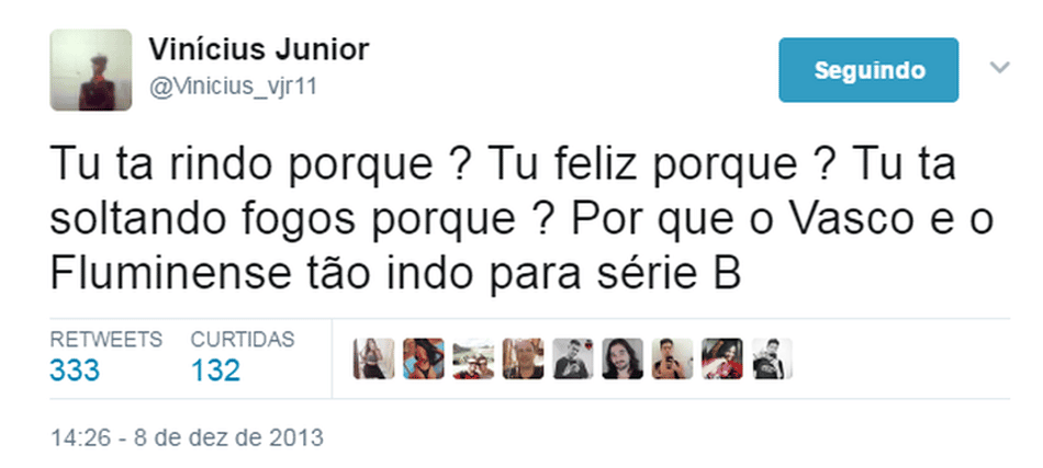 Conta antiga de Vinícius Jr repleta de pérolas é apagada; veja os prints